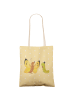Mr. & Mrs. Panda Shopper Raupe Schmetterling ohne Spruch in Gelb Pastell