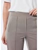 GOLDNER Stoffhose Elegante 7/8-Schlupfhose SARA in taupe
