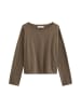 Feinstrickpullover loose in Milky Brown
