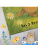 Mr. & Mrs. Panda Baumwollhandtuch Quokka Happy Design mit Spruch in Weiß