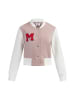 myMo Collegejacke in Altrosa