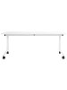 Beliani Zusammenklappbarer Schreibtisch CAVI in Weiß - (W) 180 x (H) 75 x (L) 60 cm