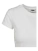 Urban Classics Cropped T-Shirts in white