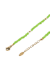 IZIA Women Bracalet With Lobster Clasp in Light Green White