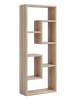 VCM  Holz Stand Regal Raumteiler Bücher Standregal Vilo in Honig-Eiche