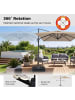 COSTWAY Sonnenschirm 300 x 200 cm in Beige