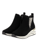 remonte Stiefelette in Schwarz/Beige
