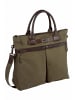 Camel Active Umhängetasche aus Canvas und Leder im Herritage Look in Khaki