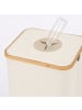 relaxdays Pfandflaschen-Sammelbehälter in Beige - 100 l