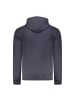 Coveri Moving Blau Baumwolle Herren mit Kapuze Sweatshirt