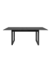 CALICOSY Ausziehbarer AUSTIN in Anthrazit - (W) 160  x (H) 75  x (L) 90  cm
