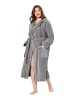 Ulla Popken Bademantel in betongrau