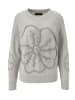 Aniston SELECTED Strickpullover in hellgrau meliert