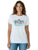 Snoopy Peanuts Snoopy T-Shirt Beach Fun in the Sun Oberteil Shirt Top in weiß