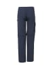 Trollkids Zip-Off Hose "Oppland Slim Fit" in Marineblau