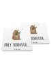 Mr. & Mrs. Panda Coaster Bär Gitarre mit Spruch in Weiß