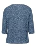 Zero  Bluse Tunika mit Print in Dark BlueCream