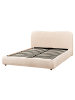 Beliani Doppelbett BLAGNAC in Beige - (W) 180 x (H) 98 x (L) 228 cm