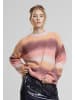Noisy may Noisy may NMTHEIA L/S O-NECK OMBRE KNIT in tangerine