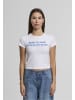 Noisy may Noisy may NMMOLLY S/S BOOK T-SHIRT in bright white/blue
