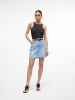 Vero Moda Rock Mini Denim Jeansrock Hoher Bund in Hellblau