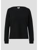 S. Oliver Sweatshirt langarm in Schwarz