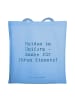 Mr. & Mrs. Panda Shopping Tasche Spruch Polizist Held mit Spruch in Sky Blue