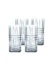 Nachtmann 4er Set Longdrinkgläser Square 445 ml in transparent