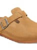 Birkenstock Sandale Boston Suede Embossed in Hellbraun