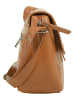 Samantha Look Umhängetasche echt Leder in cognac