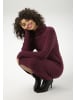 Aniston CASUAL Strickkleid in bordeaux