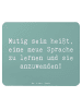 Mr. & Mrs. Panda Mauspad Spruch Sprachen Lernen und Anwenden mit... in Meeresbrise