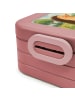 Mr. & Mrs. Panda MEPAL Bentobox Igel Liebe Design ohne Spruch in Rot Pastell