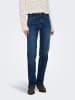 ONLY Straight-Fit jeans in Dark Blue Denim