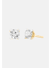 Ethische Diamanten Ohrringe aus 375 Gelbgold mit Lab Grown Diamant