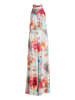 Vera Mont Jumpsuit mit Blumenprint in Blue/Rosé