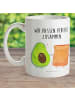 Mr. & Mrs. Panda Becher Avocado Toast mit Spruch in Weiß