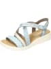 rieker Klassische Sandaletten in aqua/fog-silver/heaven