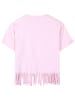 Cerda T-Shirt Disney Lilo & Stich mit Fransen in Rosa