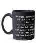 Mr. & Mrs. Panda Teetasse Spruch Gitarre Improvisation mit Spruch in Schwarz