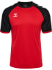 Hummel T-Shirt Raglanärmel Hmlmatch Erwachsene in TRUE RED/BLACK