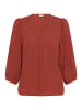 Kaffe Langarm-Bluse KAfia Regular fit in Chili Oil