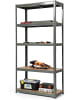 COSTWAY Lagerregal Schwerlastregal 5 Ebenen 180x90x40cm in Grau