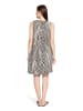Betty Barclay Leinenkleid ohne Arm in Schwarz/Beige