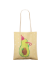 Mr. & Mrs. Panda Tote Bag Avocado Feier ohne Spruch in Gelb Pastell