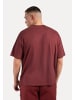 SMILODOX T-Shirt Cedrik in Bordeaux