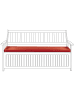 Beliani Auflagen SOVANA in Rot - (W) 148 x (H) 5 x (L) 45 cm
