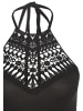 LASCANA Neckholdertop in schwarz