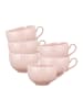 Seltmann Weiden 6er Set Milchkaffeetassen Amina in – 0,35 l in Rosé