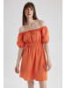 DeFacto Minikleid ELASTIC WAIST DRESS in Orange